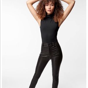 NWT JBRAND SIZE 23 LEATHER PANTS